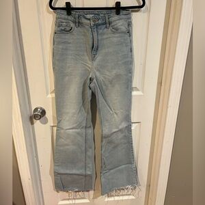 old navy flare jeans 
worn once
washed once
